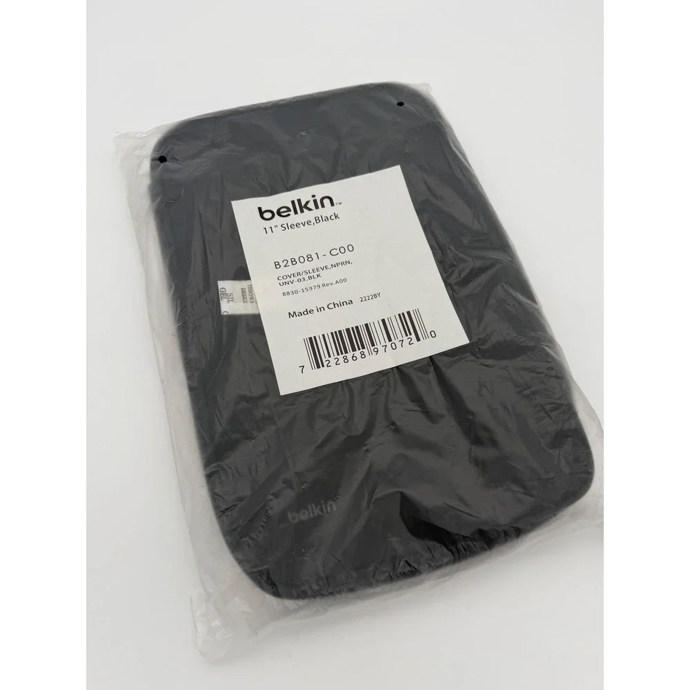 Belkin 11 Inch Neoprene Tablet Laptop Sleeve Case Black B2B081-C00